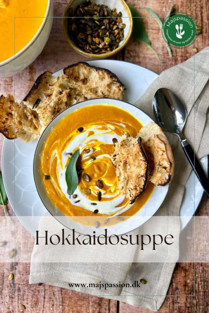 Hjemmelavet suppe med hokkaido græskar