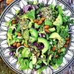 Avocadosalat - grøn salat med avocado