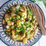 Hjemmelavet kartoffelsalat med honning-sennepsdressing