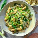 Wok med kylling og grøntsager