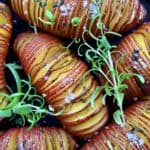 Hasselback kartofler - hasselbagte kartofler