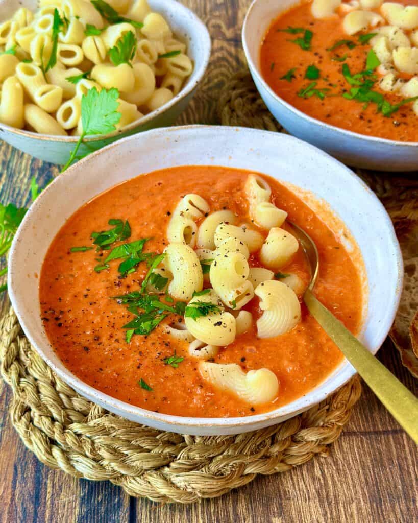 Tomatsuppe - nem opskrift på hjemmelavet tomatsuppe