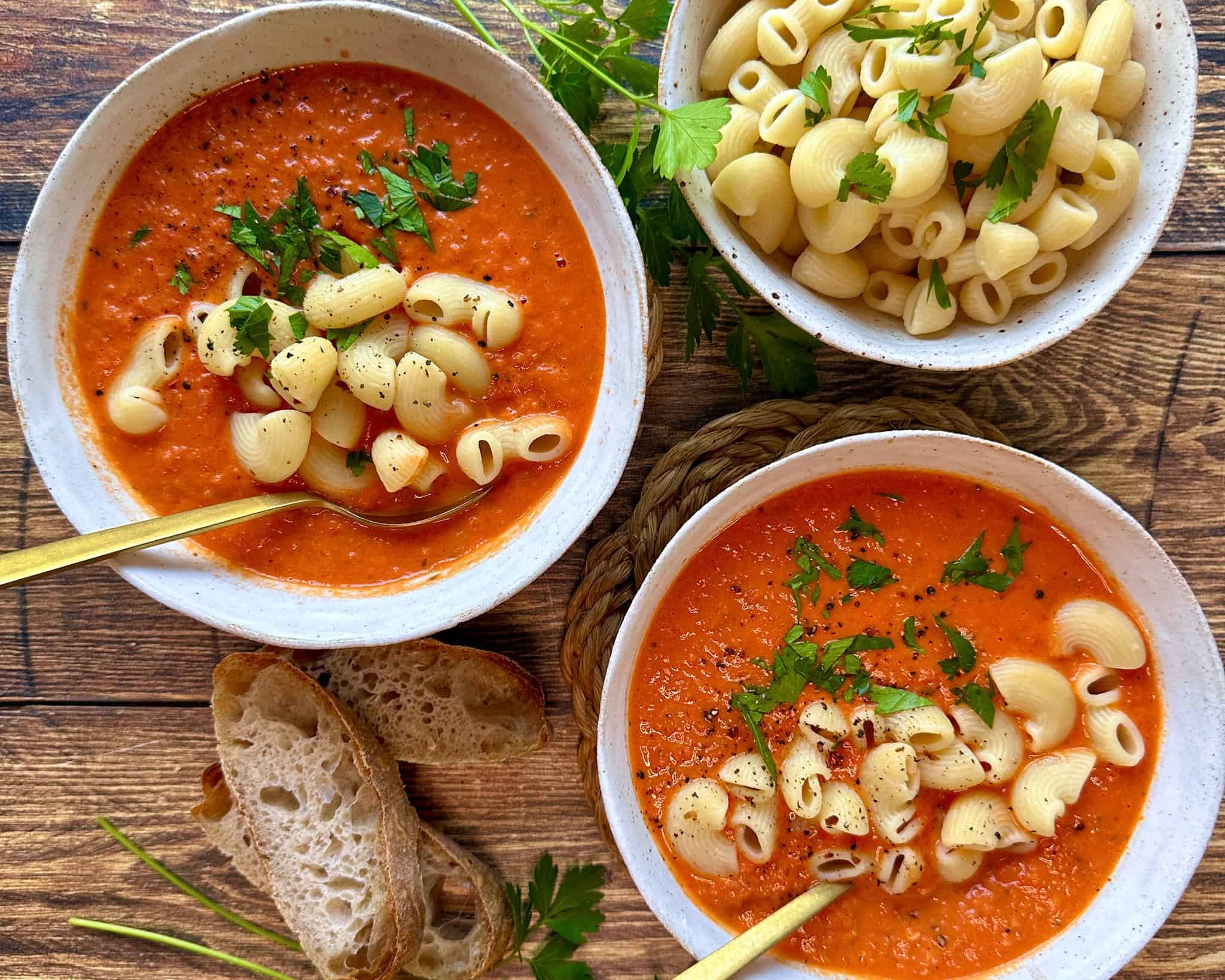 Tomatsuppe - nem opskrift på hjemmelavet tomatsuppe