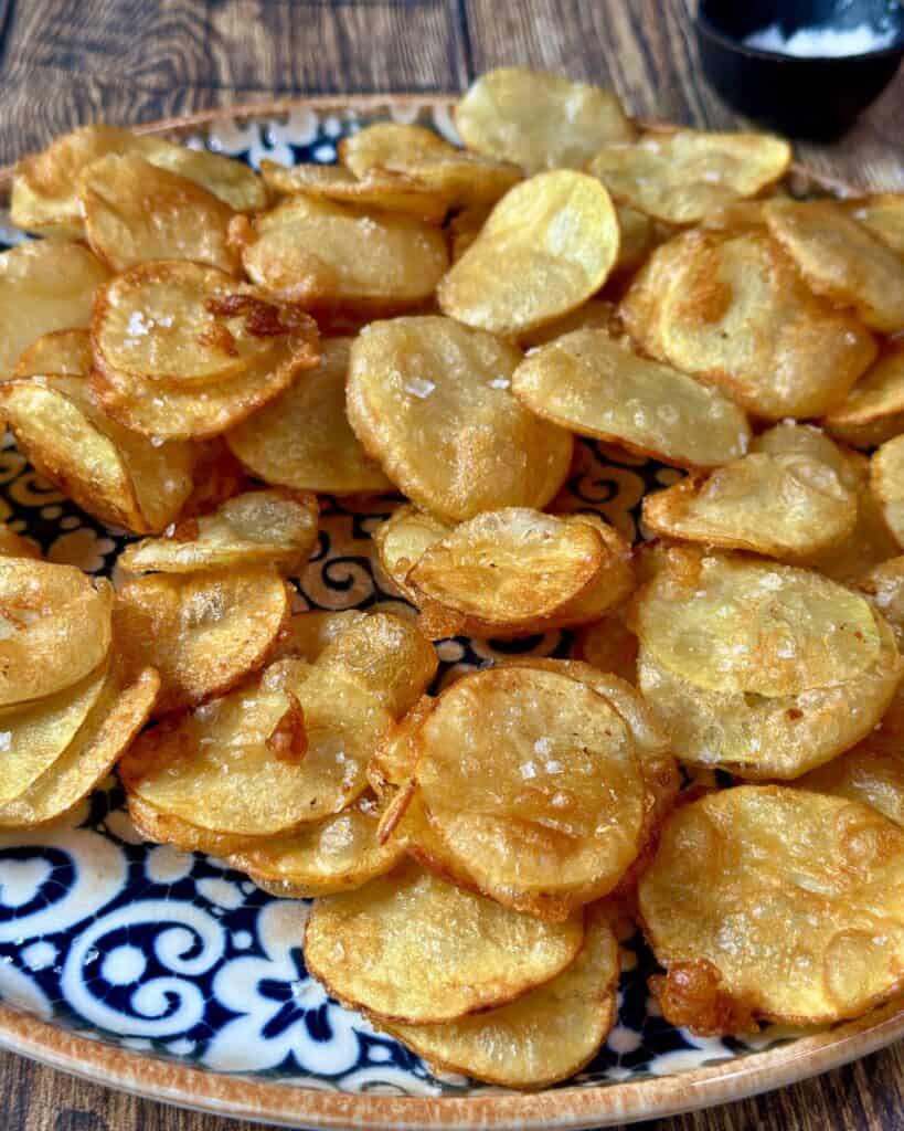 Hjemmelavede kartoffelchips