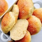 Burgerboller - Hjemmelavede bløde og luftige boller til burger.