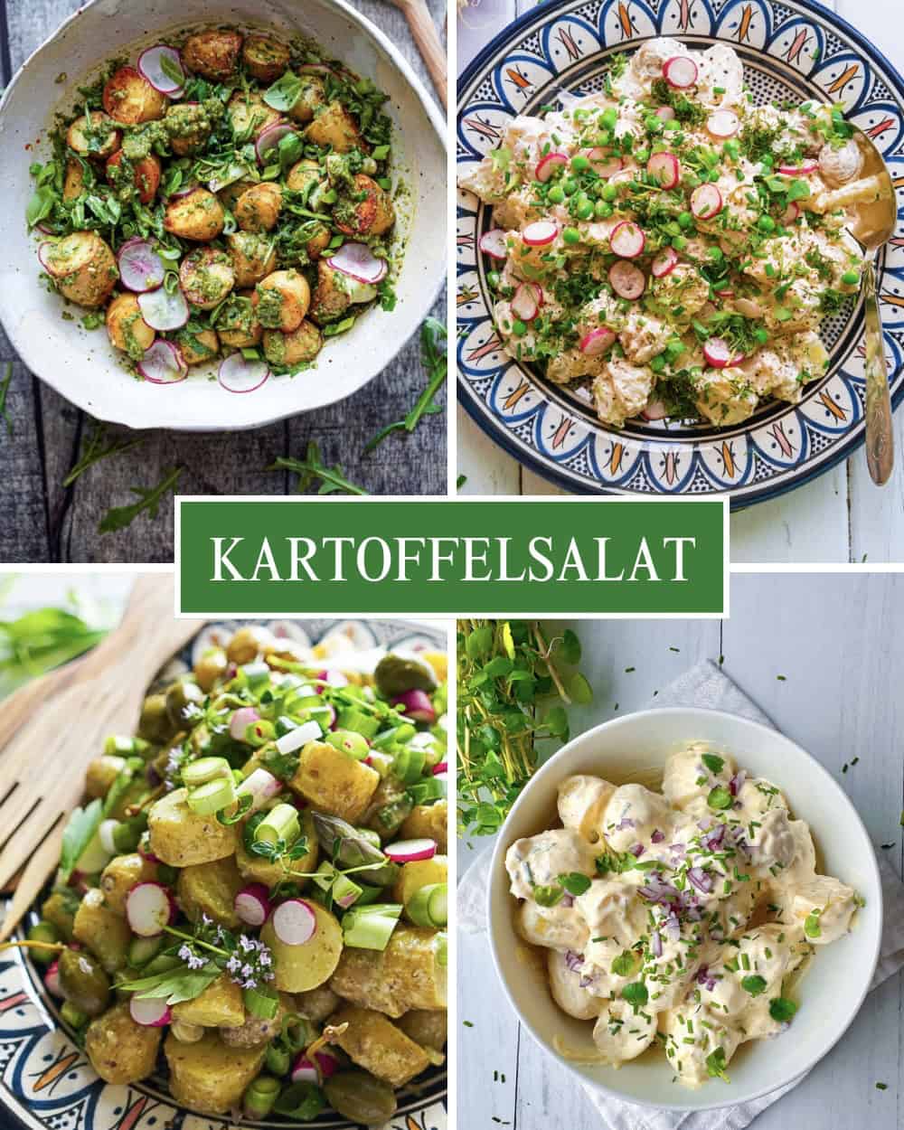 Kartoffelsalat - her finde du en lang række opskrifter på de lækreste kartoffel salater fra Majspassion