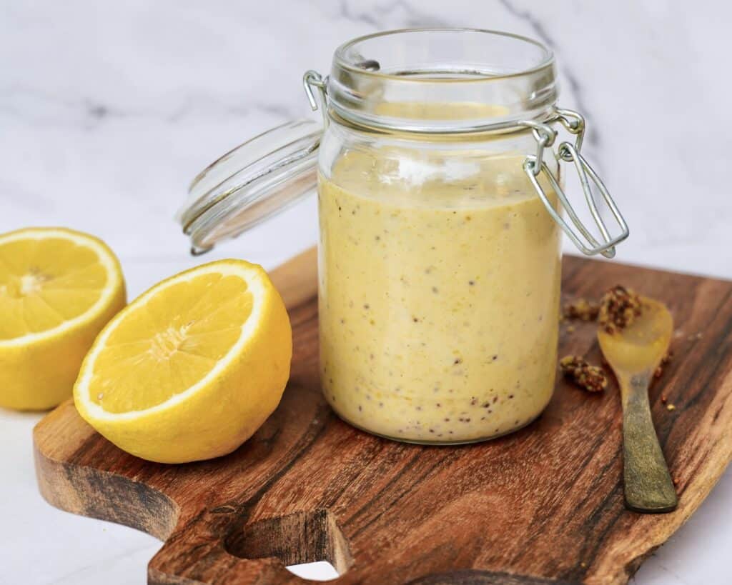 Sennepsdressing - Cremet dressing med sennep.