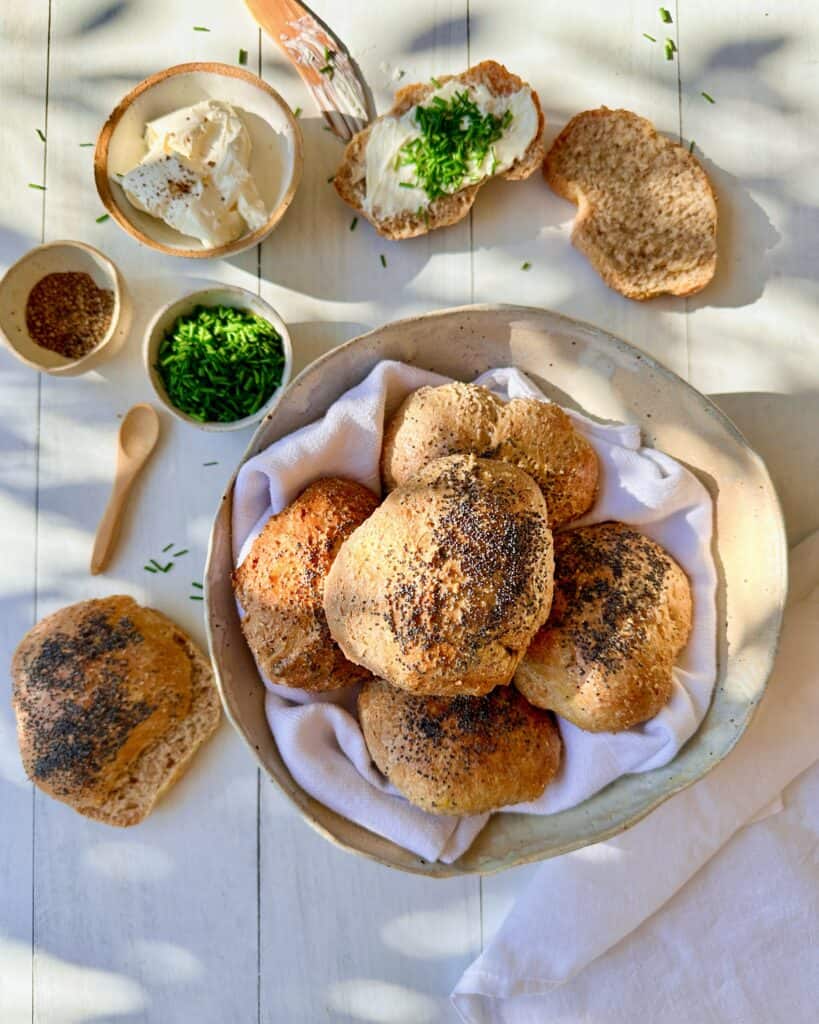 Morgenbrød - hjemmelavede æltefrie grovboller