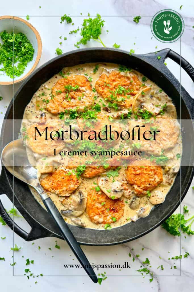 Mørbradbøffer i cremet svampesauce