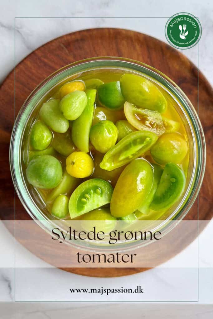 Syltede grønne tomater