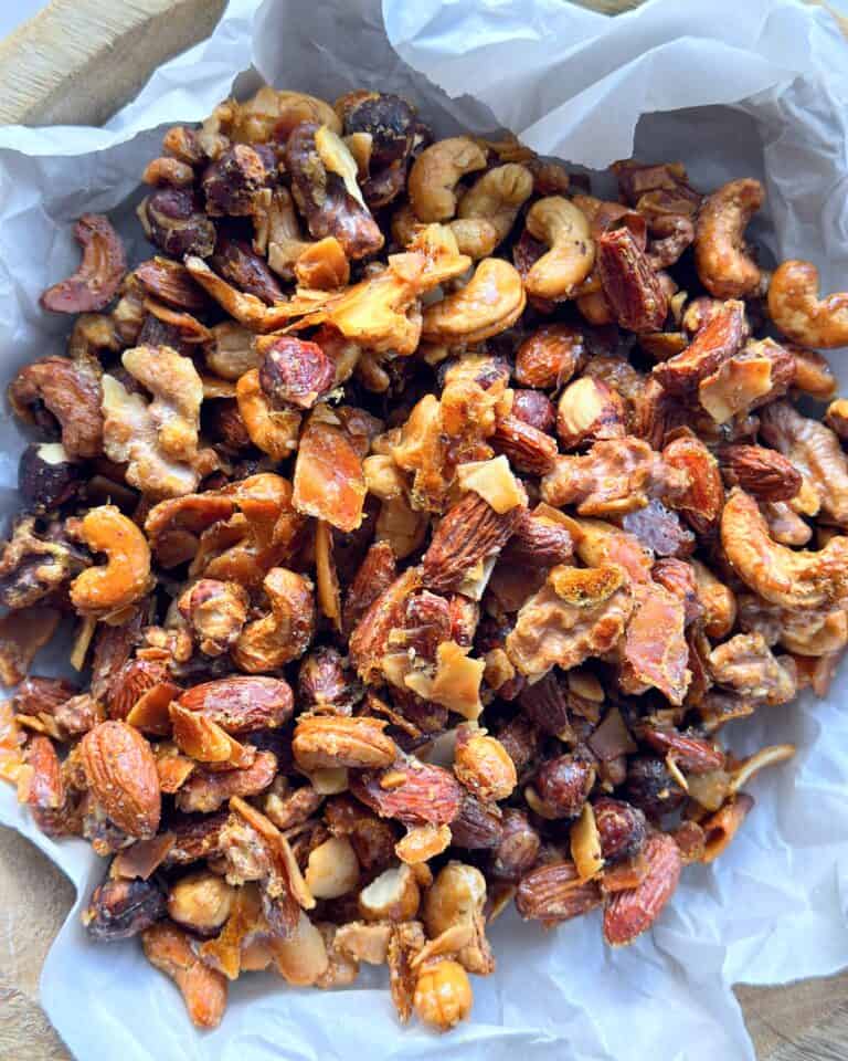 Honningristede nødder til pande eller ovn.