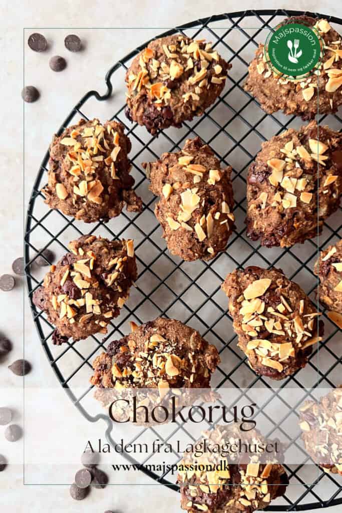 Chokorug - hjemmebagte chokorug a la dem fra Lagkagehuset