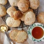 Brusebadsboller - koldhævede boller