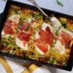 Kylling i fad med cremede flødekartofler