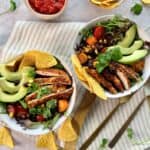 Taco salat - Lækker mexicansk salat med krydret kylling.