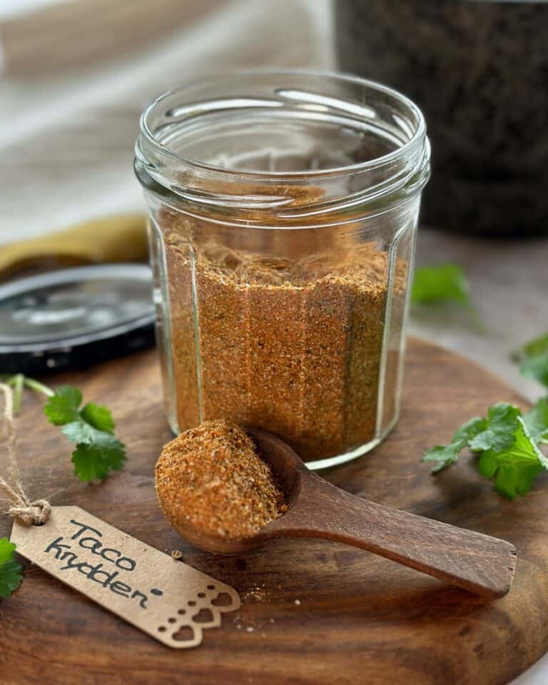 Taco krydderi - Hjemmelavet taco krydderi mix til mexicansk mad.