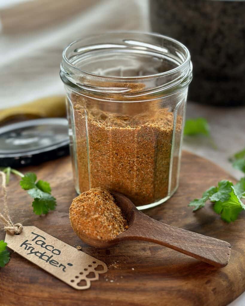 Taco krydderi - Hjemmelavet taco krydderi mix til mexicansk mad.