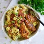 Pastasalat med kylling - hjemmelavet pasta salat med kylling og bacon