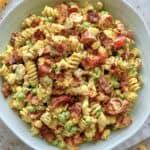Pastasalat med bacon
