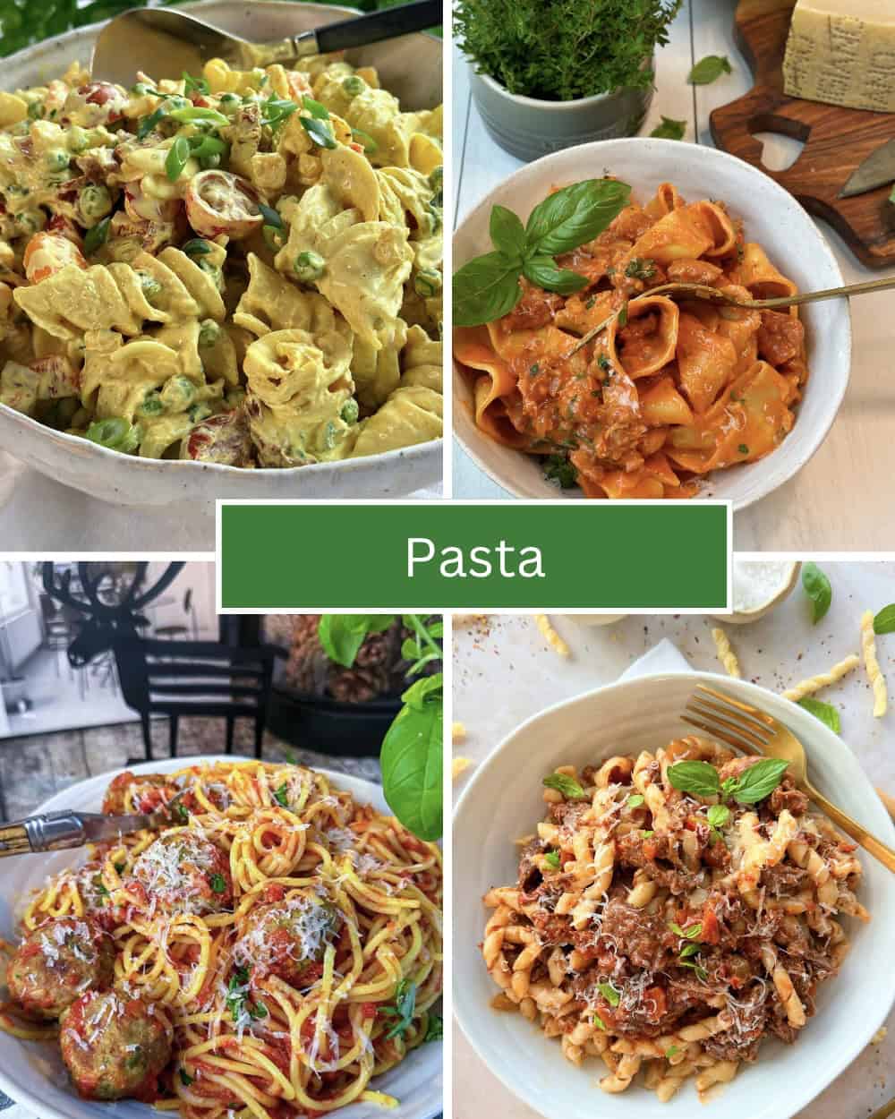 Opskrifter med pasta fra Majspassion