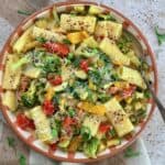 Pasta primavera - vegetarisk pastaret med sommergrønt