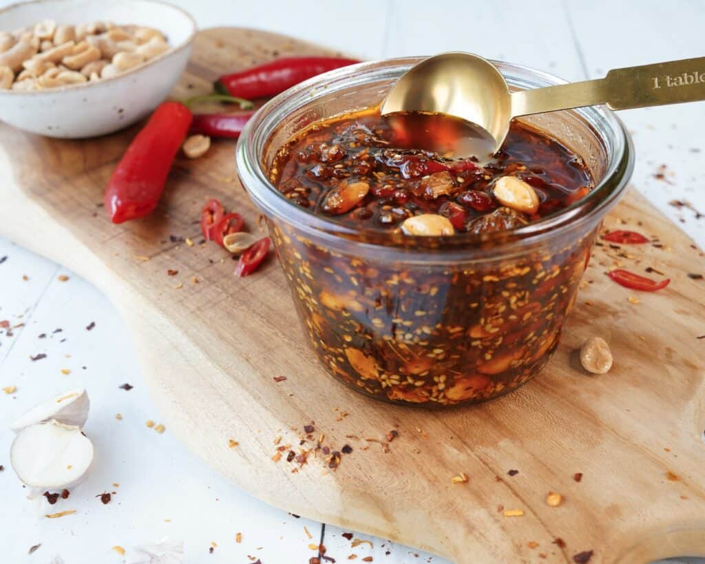 Hjemmelavet crispy chili olie