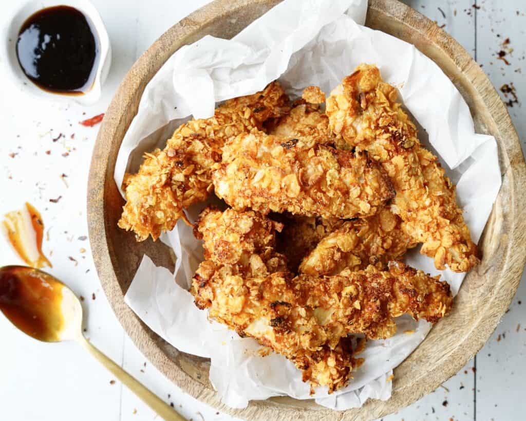 Crispy chicken - hjemmelavede sprøde kyllingebryst eller kyllingefilet