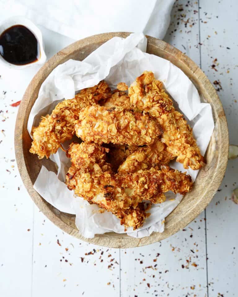 Sprøde Kylling med cornflakes.
