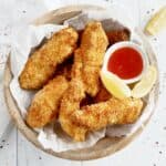 Crispy chicken - saftig kylling med panko panering.