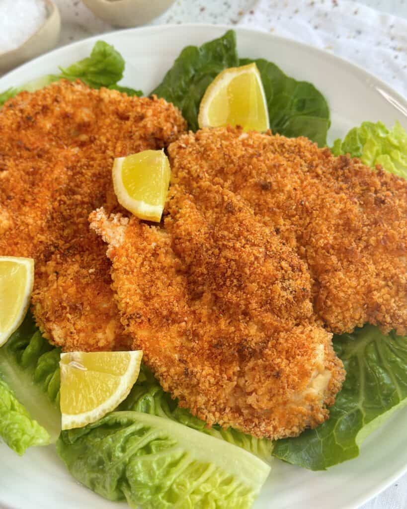 Sprød, hjemmelavet kyllingeschnitzel til ovn eller airfryer-