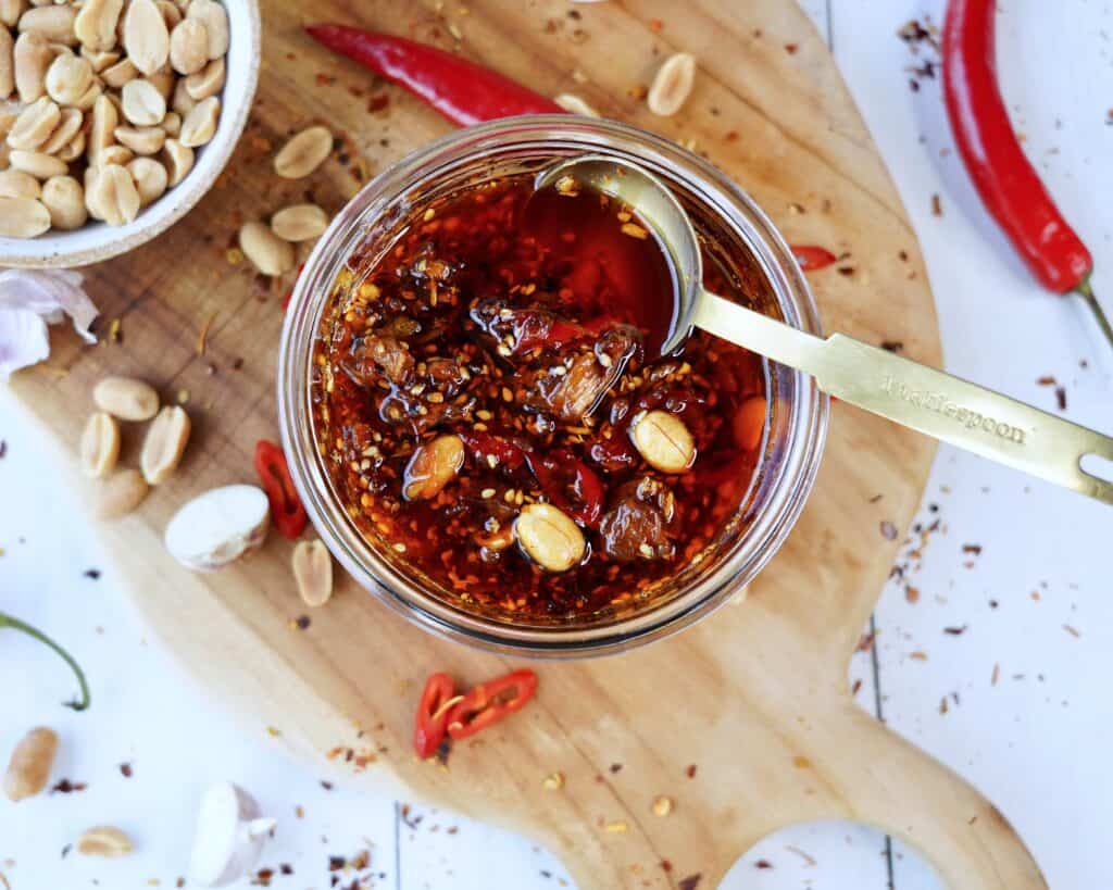 Hjemmelavet crispy chili olie