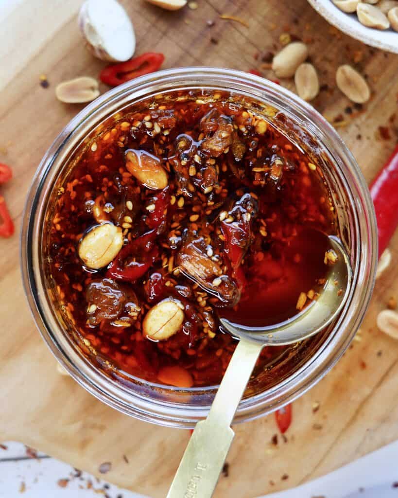 Hjemmelavet crispy chili olie