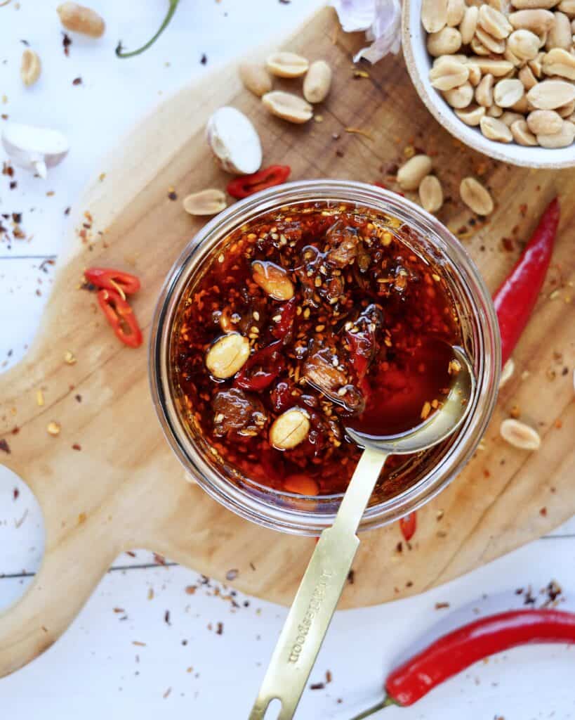 Hjemmelavet crispy chili olie