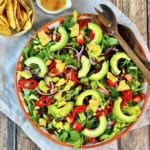 Mexicansk bønnesalat med frisk limedressing.